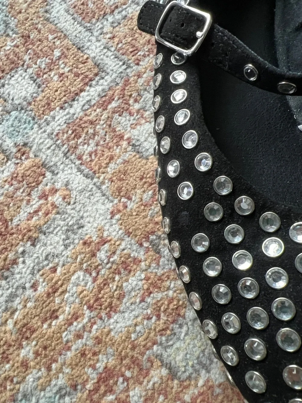 Black Studded Mary Janes - Picture 6 of 7